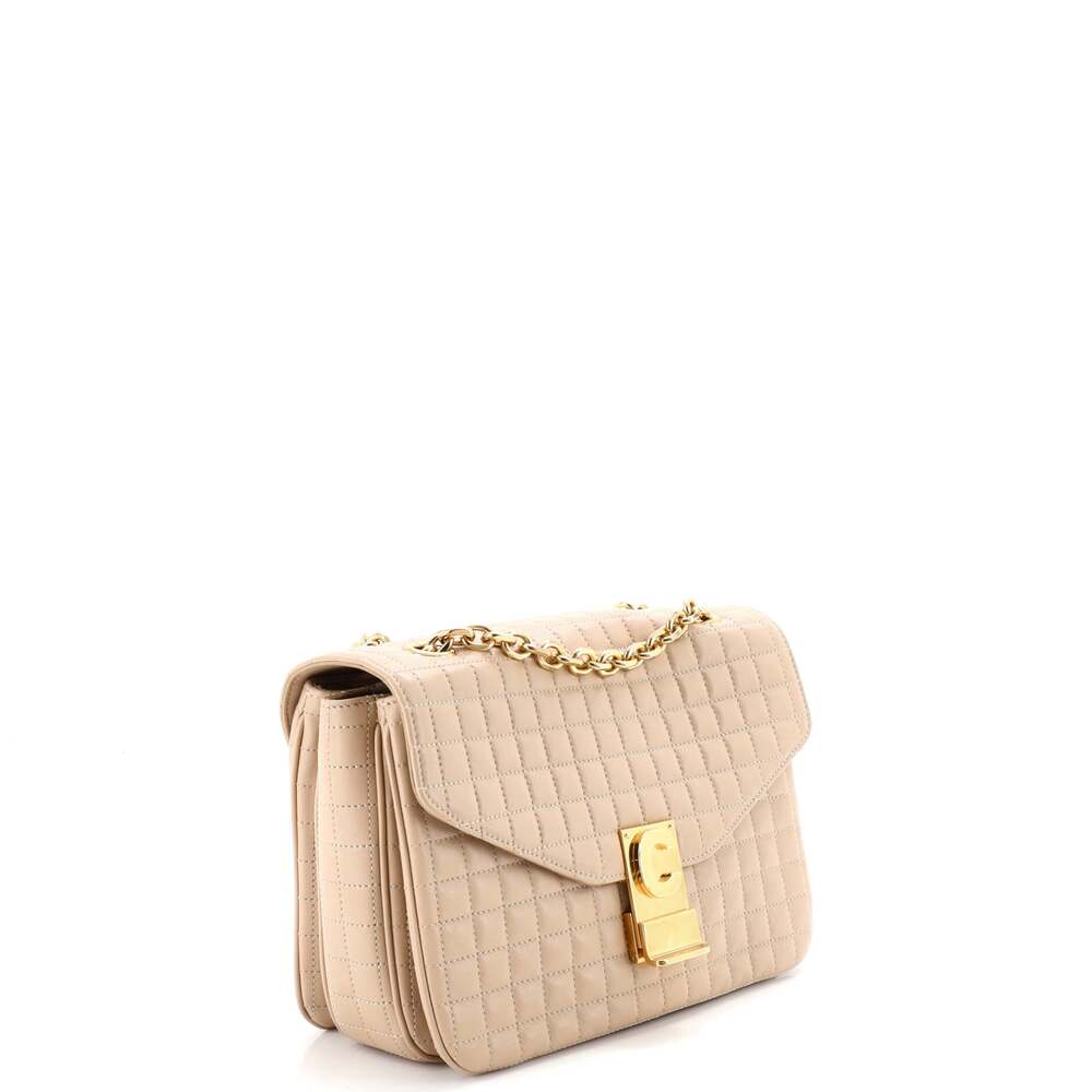 Celine C Bag Quilted Leather Medium #250917C11B - Picture 2 of 6